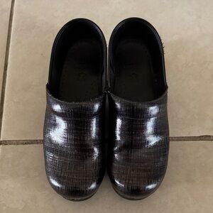 Dansko Women Black Slip-On Shoes